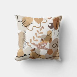 ABSTRAKT MODERN KONSTKASTKUDDE  KUDDE