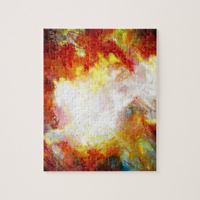 Abstrakt Modern Kreativ Painting Illustration Pussel (Vertikal)