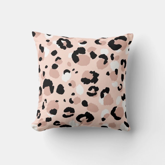 Abstrakt modern leopard, sömlös mönster. Djur  Kudde (Framsida)