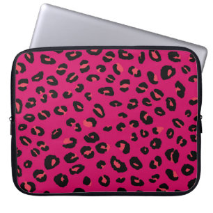 Abstrakt modern leopard, sömlös mönster. Djur Laptop Fodral