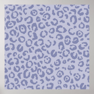 Abstrakt modern leopard, sömlös mönster. Djur Poster