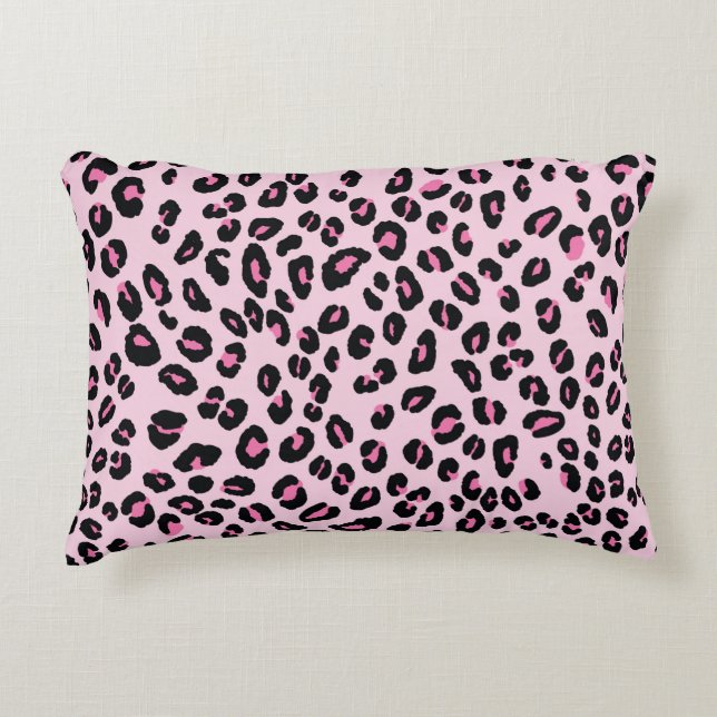 Abstrakt modern leopard, sömlös mönster. Djur  Prydnadskudde (Framsidan)