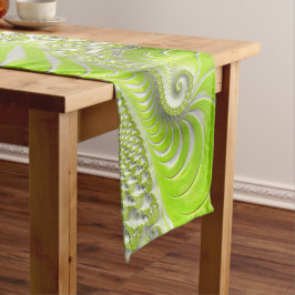 Abstrakt Modern Lime Green Spiral Fractal