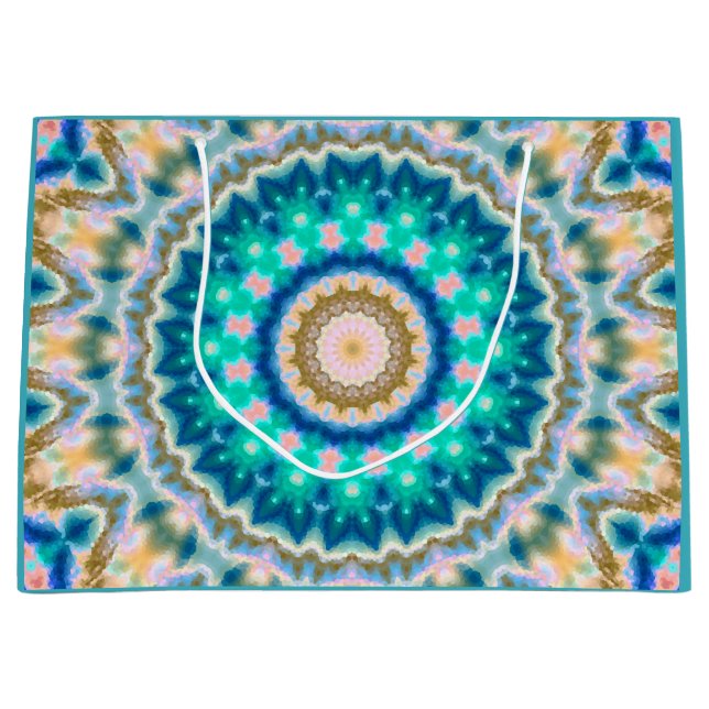 Abstrakt modern mosaik, kaleidoskopisk tegel mönst (Framsidan)