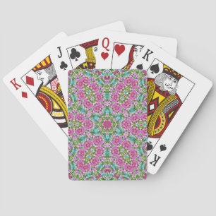Abstrakt modern mosaik, kaleidoskopisk tegel mönst casinokort