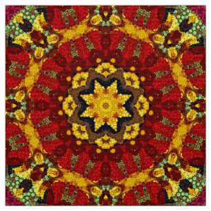 Abstrakt modern mosaik, kaleidoskopisk tegel mönst tyg