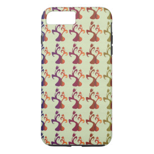 Abstrakt Modern Multifärgad Tulip Blommigt design