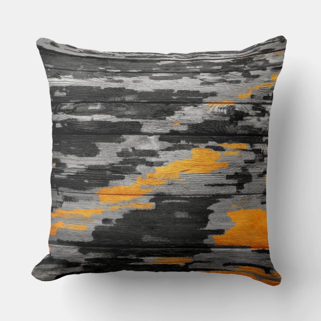 Abstrakt Modern Pastel Wood #4 Kudde (Framsida)