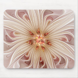 Abstrakt Modern Pastellkrita Flower Fractal Art Musmatta