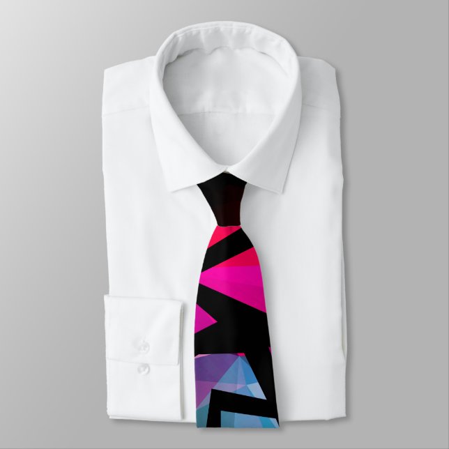 Abstrakt modern polygongraffiti geometridar slips (Bunden)