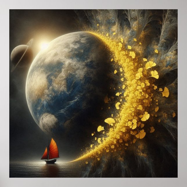 Abstrakt, modern, Poster, Poster konst (Framsidan)