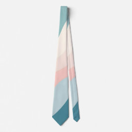 Abstrakt Modern Röda Rosa Mint Kollektion Slips
