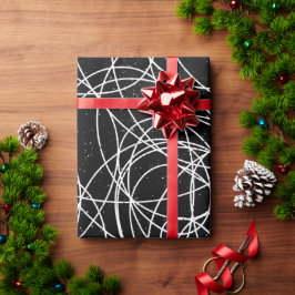 Abstrakt Modern slumpmässig skriptpunkt Presentpapper