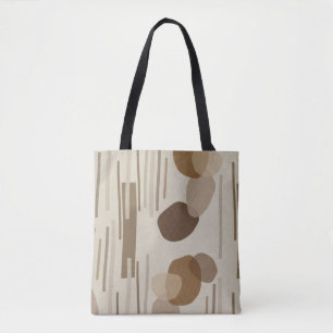 Abstrakt Modern Terracotta Shapes Tygkasse