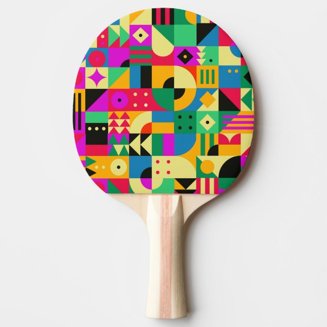 Abstrakt Modern Trädgård Pingisracket (Framsidan)