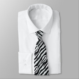 Abstrakt Modern Zebra ränder Slips