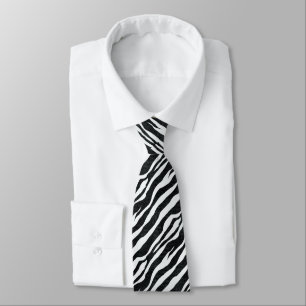 Abstrakt Modern Zebra ränder Slips