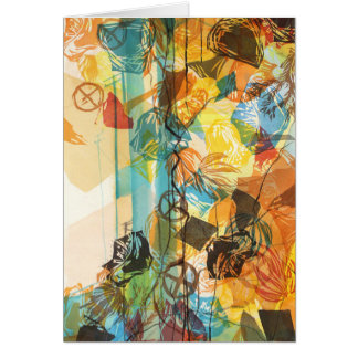 Abstrakt Mojave för kort för Kalifornien ökenkonst