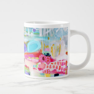 Abstrakt moln jumbo mugg