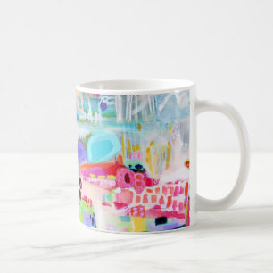Abstrakt moln kaffemugg