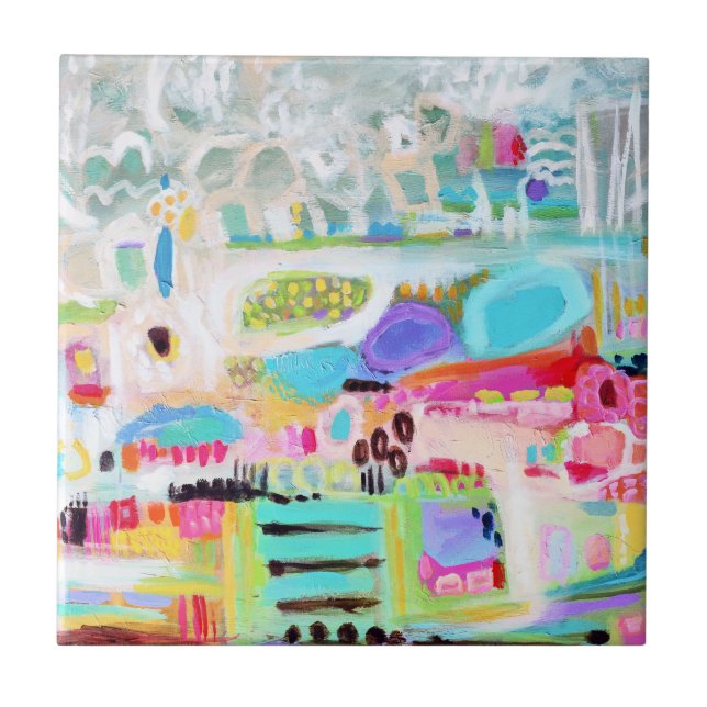 Abstrakt moln kakelplatta (Framsidan)