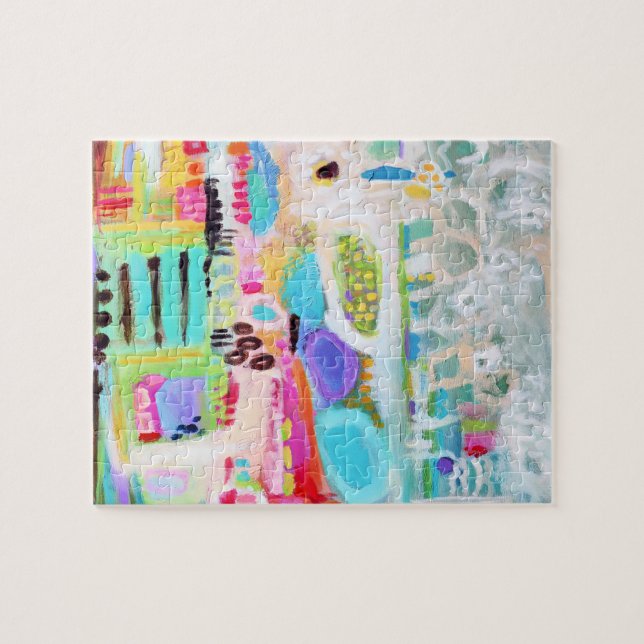 Abstrakt moln pussel (Horisontell)