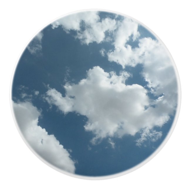 Abstrakt molnhimmel fotografering knopp (Framsidan)