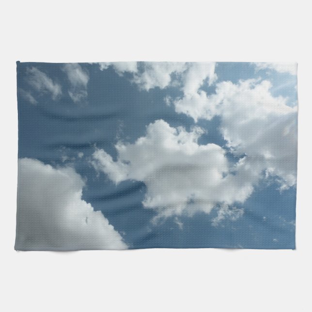 Abstrakt molnhimmel fotografering kökshandduk (Horisontell)