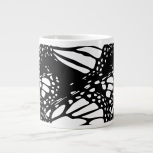 Abstrakt Monarch Butterfly Design Jumbo Mugg