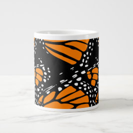 Abstrakt Monarch Butterfly Design Jumbo Mugg