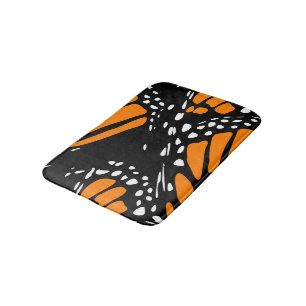 Abstrakt Monarch Butterfly Vinge Design Badrumsmatta