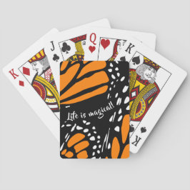 Abstrakt Monarch Butterfly Vinge - Life ismagic! Casinokort