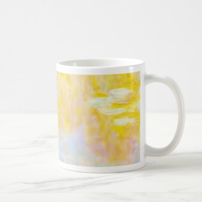 abstrakt, Monet vattenliljor 7 Kaffemugg (Höger)