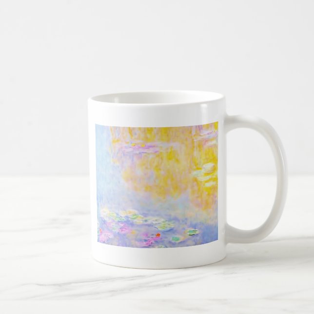 abstrakt, Monet vattenliljor 7 Kaffemugg (Höger)