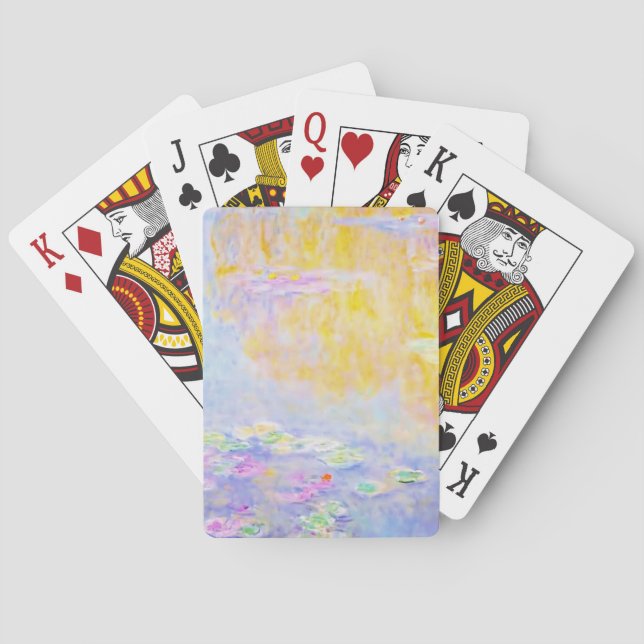 abstrakt, Monet vattenliljor 7 Kortlek (Baksidan)