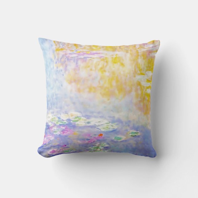 abstrakt, Monet vattenliljor 7 Kudde (Framsida)
