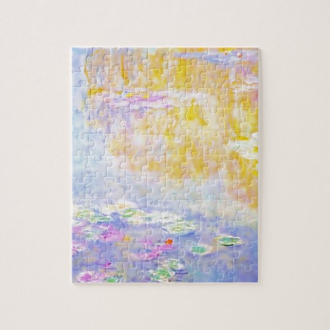 abstrakt, Monet vattenliljor 7 Pussel (Vertikal)