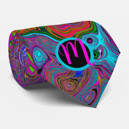 Abstrakt Monogrammad Colorful Groovy Slips