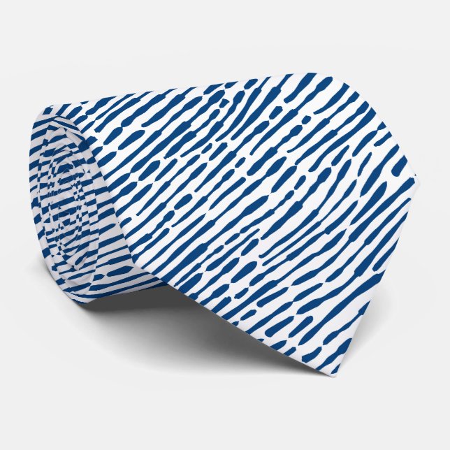 Abstrakt Mönster 140523 - Shibori Blue and White Slips (Rullad)