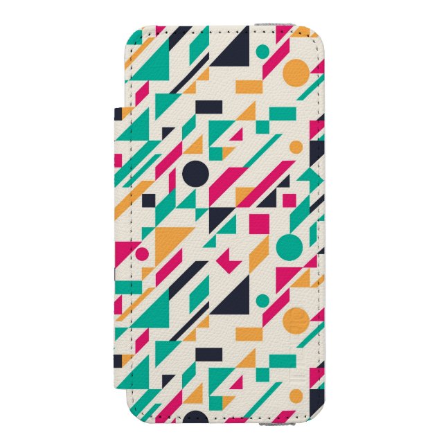 Abstrakt mönster 3 incipio iPhone wallet skal (Folio Framsidan)