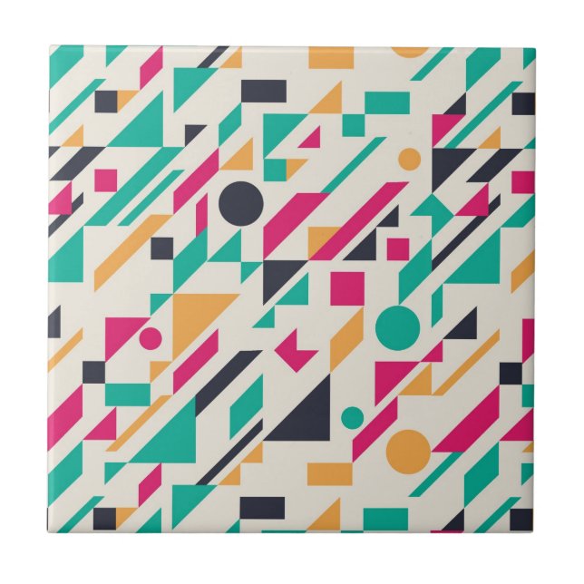 Abstrakt mönster 3 kakelplatta (Framsidan)