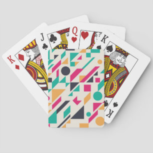 Abstrakt mönster 3 spel kort
