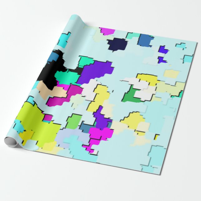 ABSTRAKT MÖNSTER _ 66 PRESENTPAPPER (Utrullad)