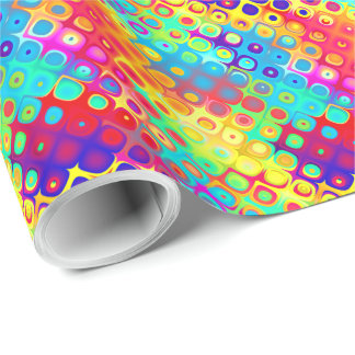 Abstrakt Mönster 7 Figursättning Papper Presentpapper
