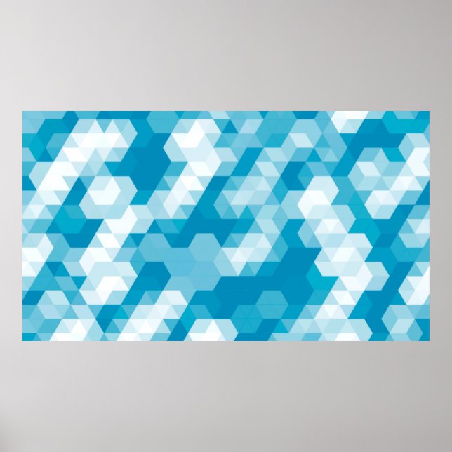 Abstrakt mönster av geometriska former bakgrunder poster (Framsidan)