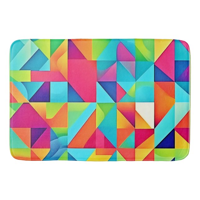 Abstrakt Mönster Badrumsmatta (Framsidan)