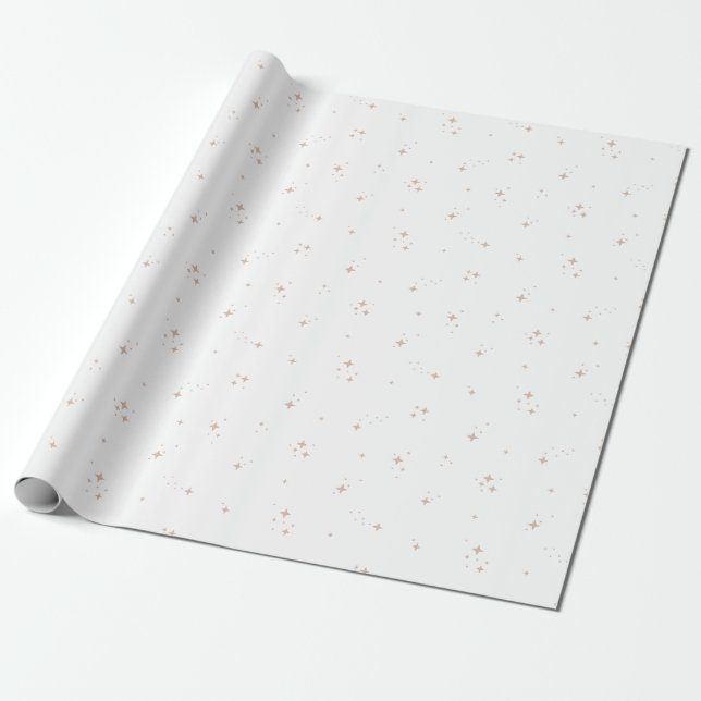 Abstrakt mönster Boho Papper Presentpapper (Utrullad)