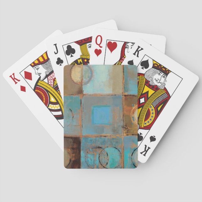 Abstrakt mönster casinokort (Baksidan)