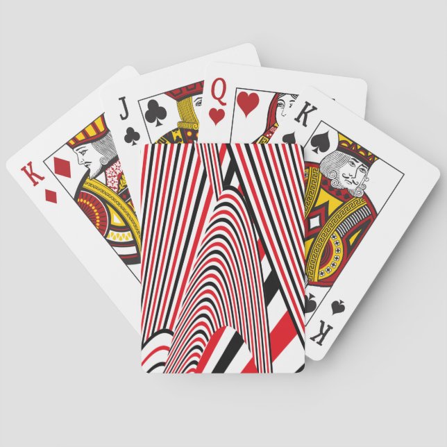 Abstrakt Mönster Creation 2 Casinokort (Baksidan)