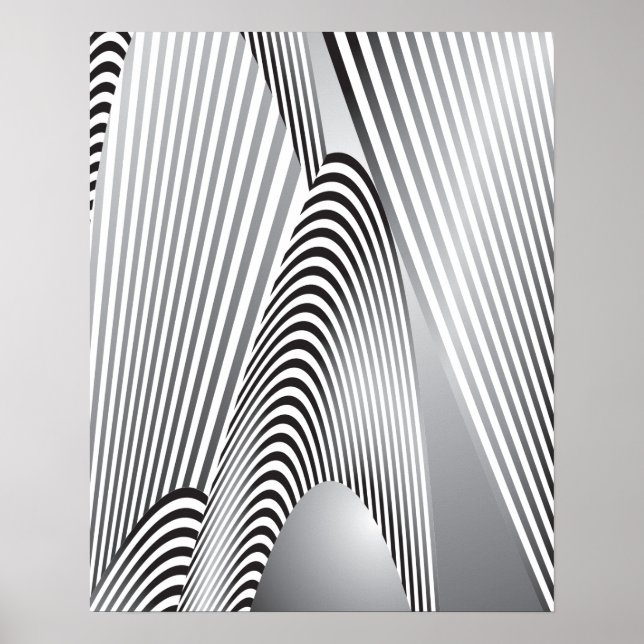 Abstrakt Mönster Creation 3 Poster (Framsidan)